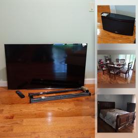 MaxSold Auction: This online auction features Lenox, furniture such as bungee chair, Ashley Furniture sofa bed, dresser, table and chairs, board games, Bose speakers, 48” Sony TV, Apple watches, cookware, costume jewelry, shelving, yoga gear, crafting supplies, home decor, glassware and much more!