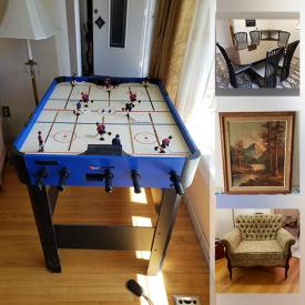 MaxSold Auction: This online auction features vintage furniture, plasma Tv, table hockey, Mason jars, small kitchen appliances, snowboard, souvenir spoons, strollers and much more!