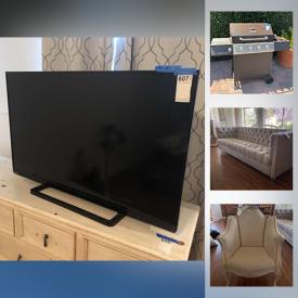 MaxSold Auction: This online auction features  50” Toshiba TV, furniture such as solid wood dresser, sofa, armchairs, dining chairs, and Sleep Number bed, lamps, patio furniture, planters, Lego, M-Audio keyboard, vinyl records, CDs, Wii games, wall art, Danby freezer, garden supplies, power tools, and much more!