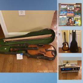 MaxSold Auction: This online auction features MCM Goodform chairs, acoustic guitars, violin kid's toys and games, German Kettler car gold bag, dolls, legos, vinyl LPs, stereo equipment, comic books including TMNT and walking dead, Promotional Music and concert posters, laser tag set and much more!