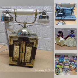 MaxSold Auction: This online auction features comic books, books, stemware, lamps, Mitsubishi speakers, sports cards, wall art, costume jewelry, CDs, children’s toys, PS2 and PS3 games, records, glassware, home decor, outerwear and much more!