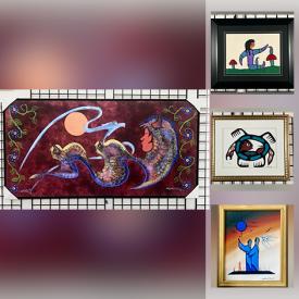 MaxSold Auction: This online auction features Russell Noganosh Painting, Steven Zehr Drawing, and Fine Art Prints by Norval Morrisseau, A.J. Casson, Tom Thompson, LPs and much more!