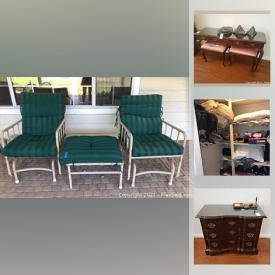 MaxSold Auction: This online auction features silver, artwork, furniture, MCM furniture, Breyer horses, patio furniture, Maytag washer, Maytag dryer, Lazy Boy couch, jewelry, Rattan furniture nd much more.