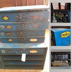 MaxSold Auction: This online auction features welding tools, metal tool cabinets, power tools, vise, MCM fans, Extension Cord. metal boring tools and much more!