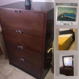 MaxSold Auction: This online auction features living room furniture, dressers, home goods, Decor, lamps, beds and much more.