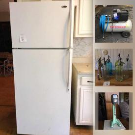 MaxSold Auction: This online auction features an outdoor heater, wool area rugs, vintage toilets, tools, wooden tables, air compressor, assortment of chairs, bureau, highboy dresser, wood and metal shelving, glassware, vintage ice cream dishes, vintage syrup dispensers and much more!