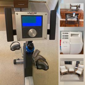 MaxSold Auction: This online auction features Weber BBQ, iRobot Roomba, Honeywell Products, Nook, Furniture, Bamboo Furniture, Pocket watches, Fitness Equipment, Electronics, Records, Fine china, Crystal, Area rugs and much more.