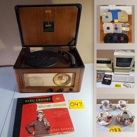 MaxSold Auction: This online auction features legos, sports cards, video game systems, Metal collectibles, German growlers, collectible teacups, vintage radios, African Motif statues, vintage records, Marionette and much more!