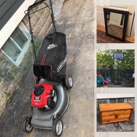 MaxSold Auction: This online auction features balance bikes, tool chest, step stool, dresser, tools, shelf, sink, yard tools, shower seat, roofing jacks, fire bowl, wagon, Ikea Hemnes dresser, outdoor toys, blender, soda stream, adult bikes, lawn chairs, electronics, Muskoka chairs and much more!