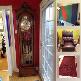 MaxSold Auction: This online auction features stained glass, wall art, art pottery, Royal Doulton crystal, grandfather clock, Evesham, gas grill, art glass, area rugs, Cranberry glass and much more!