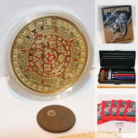 MaxSold Auction: This online auction features rare coins, sports and non-sports cards, sports memorabilia, authentic-time period aeronautical, railroad and automotive-related Stock Certificates, tools, air compressor, electronics, breweriana, radio tubes and much, more!!