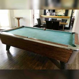 MaxSold Auction: This online auction features Pool Table, Pool Table Light Fixture, 18speed Men's Mountain Bike, Decorative Lamp, Conners Brewery & Church Key Brewing Co Signs, Antique Hutch , Commercial Kitchen Appliances, Vintage Sleeman Beer Sign, Draught Beer  Tap Handles and much more!