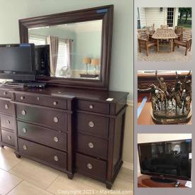 MaxSold Auction: This online auction features golf clubs, Frederic Remington statues, Mikasa Crystal, small kitchen appliances, TV, Lane bedroom furniture, Patio furniture and much more!