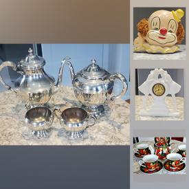 MaxSold Auction: This online auction features Crystal stemware, Mid-Century glass, Jewelry, Asian Porcelain, Bavarian china, Orrefors, Bohemian Decanter set, Cranberry glass, Fire King Jadeite, Brass bells Rolls of Fabric, Buttons, Sewing Patterns, Dresses, Ruby Glass, McCoy pottery, Copper Molds and much more!
