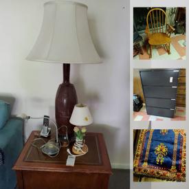 MaxSold Auction: This online auction features Ikea furniture, Outdoor furniture, Fitness equipment, books, Stereo Equipment and Components, office supplies, Prayer rugs, Sewing and knitting supplies, Jewelry, Small Kitchen Appliances and Food Prep Gadgets and much more!