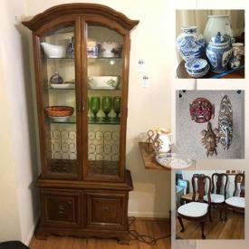 MaxSold Auction: This online auction features crystal ware, silver plate, and fine china, furniture such as Asian dresser, cabinets, carved chair, and armoire, original art, soapstone sculptures, dishware, books, area rugs, cookware, small kitchen appliances, shelving and much more!