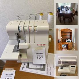 MaxSold Auction: This online auction features tools, gardening, refrigerator, freezer, new home memory craft sewing machine, singer serger sewing machine, brothers sewing machine, crafting supplies, crafting materials, toys, dishes, furniture, television and much more.