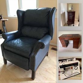 MaxSold Auction: This online auction features executive desk, jewelry cabinet, office supplies, Canon printer, vintage sewing machine, vintage ladies hats, TV, power tools, fireplace/heater, yard tools, Dell server, heaters, shredders, bikes and much more!