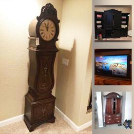 MaxSold Auction: This online auction features Patio furniture, Wii and Games, Children's rug, Toys Games, Grandfather clock, Outdoor games, Christmas decor, small kitchen appliances and food prep gadgets, Bedroom furniture, Basketball Hoop. Lacrosse Net and much more!