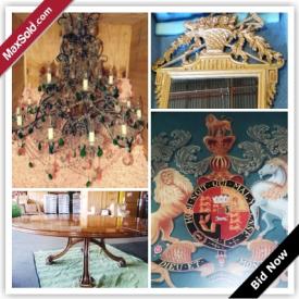 MaxSold Auction: This online auction features Crystal Chandelier, Large Ornate Mirror, Original Art Acrylic On Canvas On Wood, Ming Dynasty Replica Vase, Signed by The EAGLES Takamine Acoustic Guitar, Walnut Hardwood Table and much more