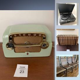 MaxSold Auction: This online auction features vintage books, tin dollhouse, comics, antique linens, costume jewelry, kids bike and much more!