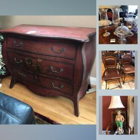 MaxSold Auction: This online auction features leather loveseat, small kitchen appliances, framed wall art, massage table, art glass, Beer steins, garden art, surfboards, garden tools, camping equipment, rowing machine, sporting equipment and much more!