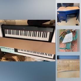 MaxSold Auction: This online auction features Prom dresses, a Microscope, jewelry-making supplies, Yamaha keyboard, sewing notion and pattern, Nintendo DS games, Blown Eggs for Crafting with stands and painting supplies, IKEA bookcase, sporting goods, winter tires and more!