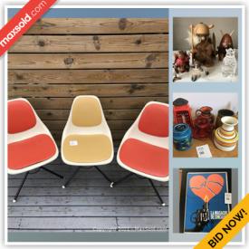 MaxSold Auction:  This online auction features mostly Midcentury Vintage & More !