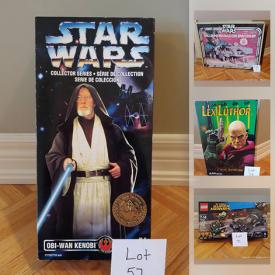 MaxSold Auction: This online auction features Star Wars collectibles, NIB Funko pop, NIB collectible action figures, sports cards, toy train set, NIB legos, NIB fidget spinners and much more!