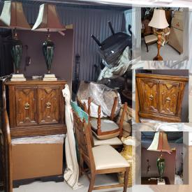 MaxSold Auction: This online auction features Contents of a 10x10 storage unit includes bedroom set, lighted display cabinets, china cabinet, couch, loveseat, coffee table, lamps and much more!