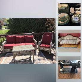 MaxSold Auction: This online auction features crystal glassware, office chairs, antique trunks, tools, pet carriers, scrapbook supplies and much more!