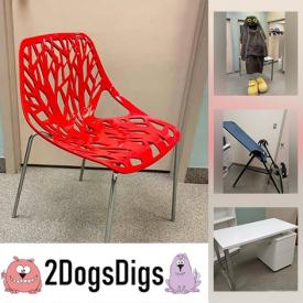 MaxSold Auction: This online Warehouse Closeout Auction features, Retro Design Tree Branch Chair, Desks, Filing Cabinets, Shelving, Tools and Toolboxes, IKEA Furniture, Office Equipment, Telephones, Mini Fridge, Display Equipment, Bookshelves, Paper Shredders, Desk and Standing Fans. Other Miscellaneous items including an Inversion Table, Antique Cedar Chests, Vintage Motorcycle Helmets, Toronto Maple Leaf’s Bathrobe, Vintage Soda Pop Bottles, Bar Accessories, Ford Edge Floor Mats, Styrofoam Coolers with Freezer Packs, Mirrored Closet Door, Kitchen Wall Cabinets. Plus, a selection of brand new stock of Hanging Lamps, Wall Lamps, Nano Grip Tape, Magnetic Card Stock, Car Headlights and much more!