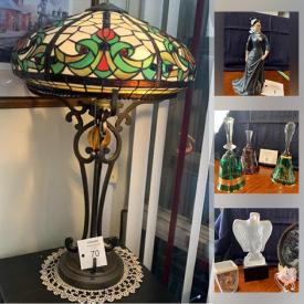 MaxSold Auction: This online auction features Vintage Goebel Figurines, Glass Bells Art Glass, Bar Fridge, David Winters Cottages, DVDs, Small Kitchen Appliances, Glass Tiffany Style Lamp, Vintage Books, Office Supplies, Patio Furniture, Royal Doulton Collectors Plates and much more!