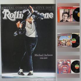 MaxSold Auction: This online auction features vinyl records & CDs from artists such as AC/DC, Louis Armstrong, Joni Mitchell, The Beatles, The Clash, Bruce Cockburn, Keith Jarrett Trio, and many others, and pet tracker, cabinet knobs, Trinket Box and much more!