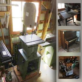 MaxSold Auction: This online auction features vintage piano, power tools, exercise equipment, wood lathe & dust collector, quilt loom, cedar chest, metal detector, Star Wars collectibles, jewelry box, fishing gear, golf clubs and much more!