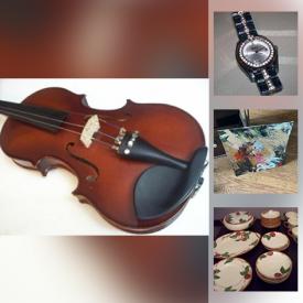 MaxSold Auction: This online auction features Electric Organ, Saxophone, Magnifying Monitor, Violin, Field Microscope Laptop Computer and much more!