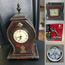 MaxSold Auction: This online auction features Small Kitchen Appliances, Mantel Clock, RC Helicopter, Wooden Statue, Chrome Vent Visors, Camping Gear, Art Pottery, Leather Jacket karaoke Machine, Ielts Books and much more!