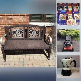 MaxSold Auction: This online auction features Holiday decorations, kitchen gadgets, crafting supplies, toys, games, puzzles, office supplies, children’s books, lawnmower, camping gear, garden decor, fishing gear, kid's golf clubs and much more!