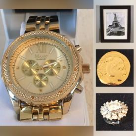 MaxSold Auction: This online auction features Tribal mask, Robert Bateman prints, gold rings, Loose gemstones, Ingots, golf clubs, power tools, bikes and much more!