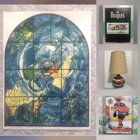 MaxSold Auction: This online auction features vintage items, MCM, art, furniture, CDs, sports, books & VHS tapes and much more.