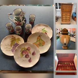 MaxSold Auction: This Charity/Fundraising Online Auction features Collector Plates, Board Games, Mason Jars, Art Pottery, Toys, Small Kitchen Appliances, TVs, Wicker Furniture, Power Tools and much more!