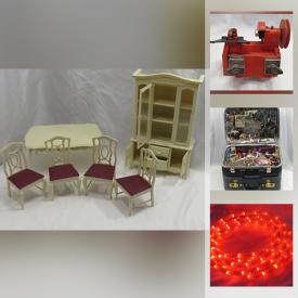 MaxSold Auction: This online auction features New Nascar Collectibles, Costume Jewelry, Postcards, New Hearing Protection, New Dress Shirts, Children's Books, Craft Supplies, Vintage Stereoscope Viewers, Doll Furniture, Vintage Hand Puppets, Collectible Teacups and much more!