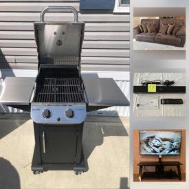 MaxSold Auction: This online auction features a grill, trash cans, patio furniture, leather sofa, yard care tools, ottoman, wood chest, plastic drawers, car vac, household items, Baoding balls, wooden hangers, walker, men's clothing, portable heater, highboy dresser, Samsung TV, kitchenware, safe box, all-clad pots, recliner, wellness machine, Bose soundbar, wooden stool, coolers, paper shredder and more!