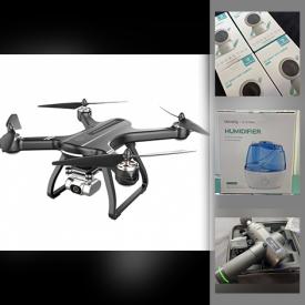 MaxSold Auction: This online auction features new in open box items such as drone, ring lights, gamer gear, webcams, beauty appliances, toys, pet training, computer gear and much more!