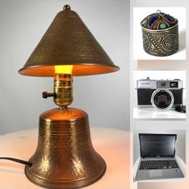 MaxSold Auction: This online auction features Cameras, Area Rugs, Tablas, Folk Drum, Antique Lampshades, Kimonos, Virtual Reality Headset, Art Glass, Costume Jewelry, Antique Broaches, Laptop, Retro Toys, Men's & Women's Clothing & Shoes, Traditional Indian Necklaces and much more!