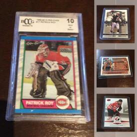 MaxSold Auction: This online auction features Sports Cards such as Mike Weir Rookie Card, Tiger Woods Rookie Cards, Quinn Hughes Rookie Card, Wayne Gretzky, Tom Brady, Sebastian Aho, Jason Kidd, Scottie Pippen, Clay Buchholz, Michael Jordan, Kobe Bryant and much more!