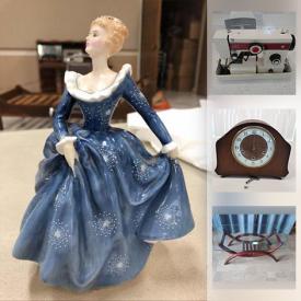 MaxSold Auction: This online auction features Collector Plates, Royal Doulton Figurines, Vintage Salt & Pepper Shakers, Watches, Art Pottery, Antique Cradle, Small Kitchen Appliances, Retro Jewelry, Hand Tools, Puzzles and much more!