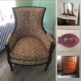 MaxSold Auction: This online auction features antique furniture, stereo & speakers, small kitchen appliances, recliner and much more!