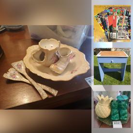 MaxSold Auction: This online auction features small kitchen appliances, Games & Toys, Hockey Jersey, Angel Collection, Costume Jewelry, Guitar, Porcelain Dolls, Craft Supplies and much more!