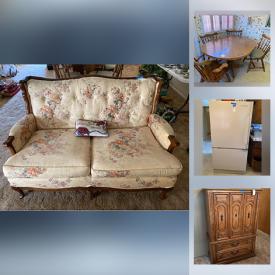 MaxSold Auction: This online auction features small kitchen appliances, refrigerator, MCM furniture, costume jewelry, Tempurpedic adjustable bed, Thomasville bedroom set, computer gear, tools, fishing gear and much more!